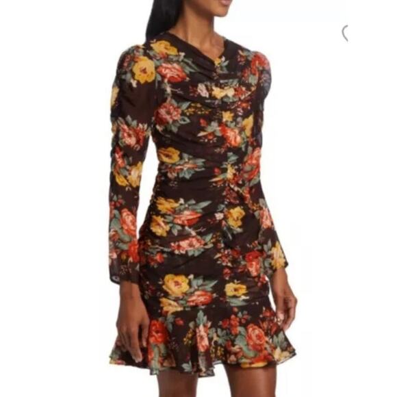 VERONICA BEARD
Hedera Oxblood Multi Mini Dress Size 10 - Picture 5 of 5